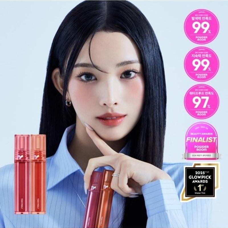 TONYMOLY [Long-lasting/Pigmented] Tonymoly Perfect Lips Shocking Lip Tint 008_N08 Rose Shocking