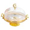 Fruit Shop Try Tray Nice with Lid Fruit Tray Lid Cake Cake Dessert Display Tray with Transparent Lid for Home Durable