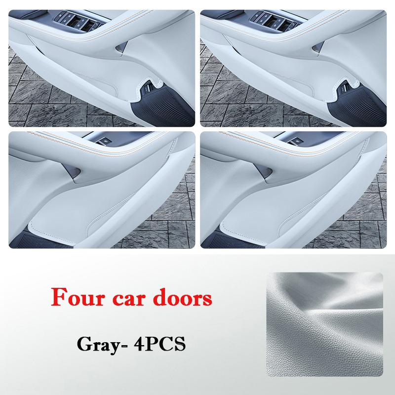 

For BYD Song Plus Pro DMi EV Car Door Slot Storage Box Leather Door groove Protective Pad Storage Barrel Interior Accessories For Song Pro DM-i