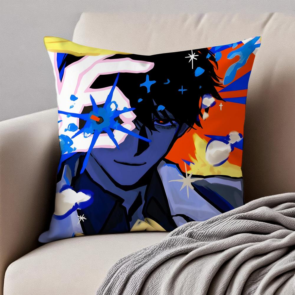 Korean Anime O-Omniscient Reader'S Viewpoint Cushion Cover Pillowcase Anti-Dustmite Invisible Zipper Short Plush Sofa Cushion