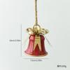 Wrought Iron Christmas Bell Pendant Christmas Tree Decoration Pendant Christmas Decoration Shopping Mall Window Arrangement