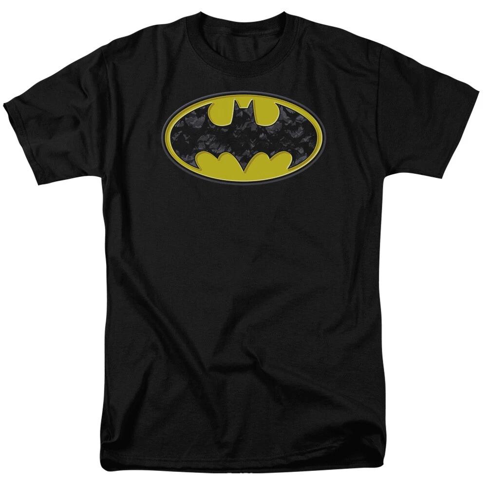 Batman  Bats In Logo  T-Shirt - Regular or Sleeveless - to 6X L