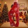 Women's Christmas Print Pajama Pants for Sleep and Casual Wear