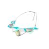 NOA [I5357] - Collier Créateur 'Bora Bora' turquoise