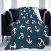 Charming White Daisy Pattern Soft Throw Blanket – Lovely Floral Design for Couch, Bed, Car, Camping, All-Season Use