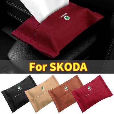 1 ks Držák na krabičku s kapesníky do auta Sluneční clona Zadní strana sedadla Autopříslušenství Pro Škoda Octavia Superb Rapid Kodiaq Karoq Fabia Kamiq Roomster Citigo