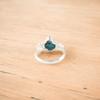 Blue Copper Turquoise Gemstone 925 Stamped Silver Jewelry Handmade Ring For Gift RR-59-45