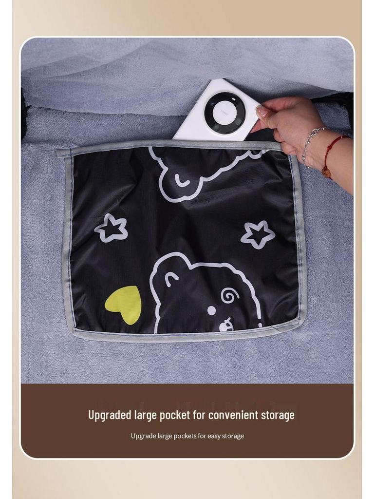 Extra großer, fleecegefütterter, winddichter und wasserdichter Winterschutz für Dreirad/Motorrad