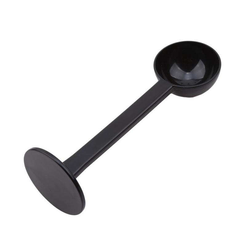 Coffee Spoon Tamping Scoop 2 in 1 for Coffee Powder Coffeeware Measuring Tamper Spoon Plastic Kitchen Accessories 1Pcs