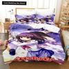 3D-Druck Anime Angel Beats Bettwäsche-Set Bettbezug Bettset Bettbezug Kissenbezug Bettdecke King Queen Size Jungen Erwachsene Bettwäsche