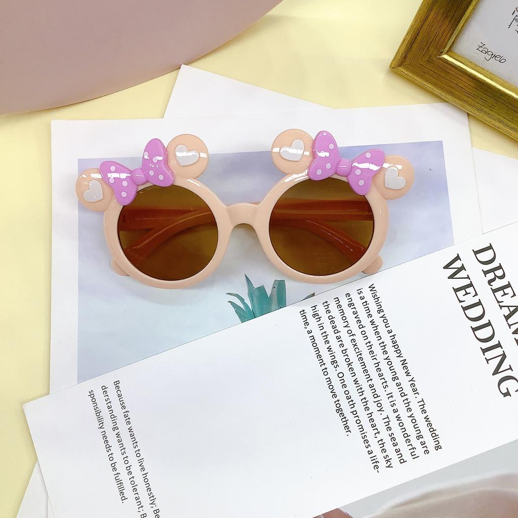 Fashionable And Cute With Cartoon Concave Design, Baby Sunglasses For Travel, UV Resistant Children's Sunshades