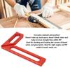 Aluminum Alloy Right Angle Ruler L Shape Design Machinist Square Measuring Square  Woodworking Use