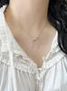 Sosoo 925 Silver Ribbon Tie Necklace