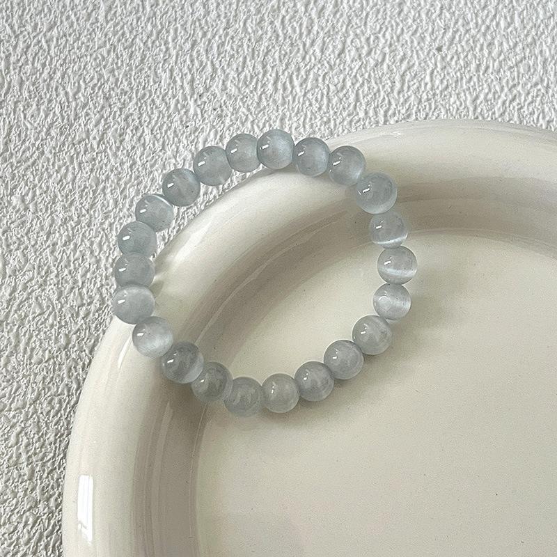 Bracelet Perle Irregulière Forme Spéciale Française Bracelet Femmes Niche Luxe Léger Exquis Doré Demi-Bracelet Bracelet Accessoires