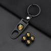 1 ks Kožená klíčenka Klíčenka na klíče od auta Přívěsek Klíčenka Dekor Doplňky Pro Porsche Cayenne Panamera Macan Boxster 911 Carrera-GT 928 944 968
