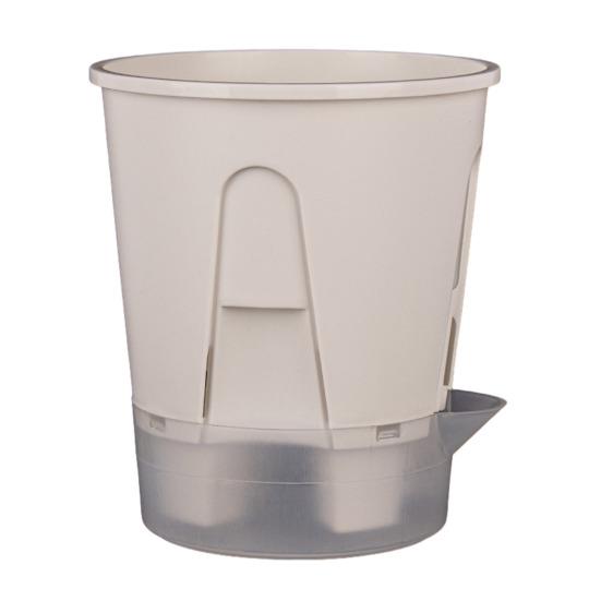 Self Watering Planter Flower Pot with Reservoir Saucer Ventilated Plant Pot for Phalaenopsis Indoor Orchids Home Balcony Office Desk