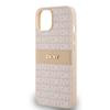 Dkny Dkhcp14Sprthslp Iphone 14 / 15 / 136.1 Růžový/Pink Tvrdé pouzdro Kůže Mono Pruh & Kovové Logo