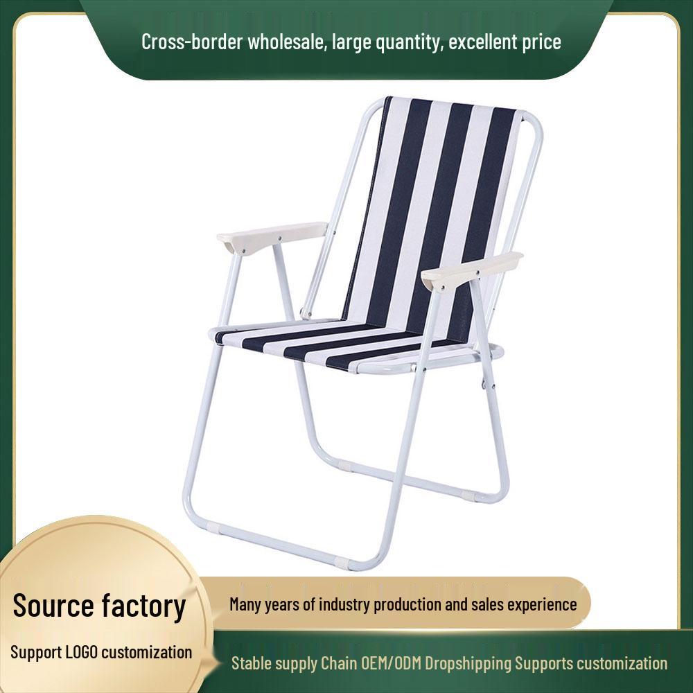 Portable Outdoor Reclining Camp Chair for Adults