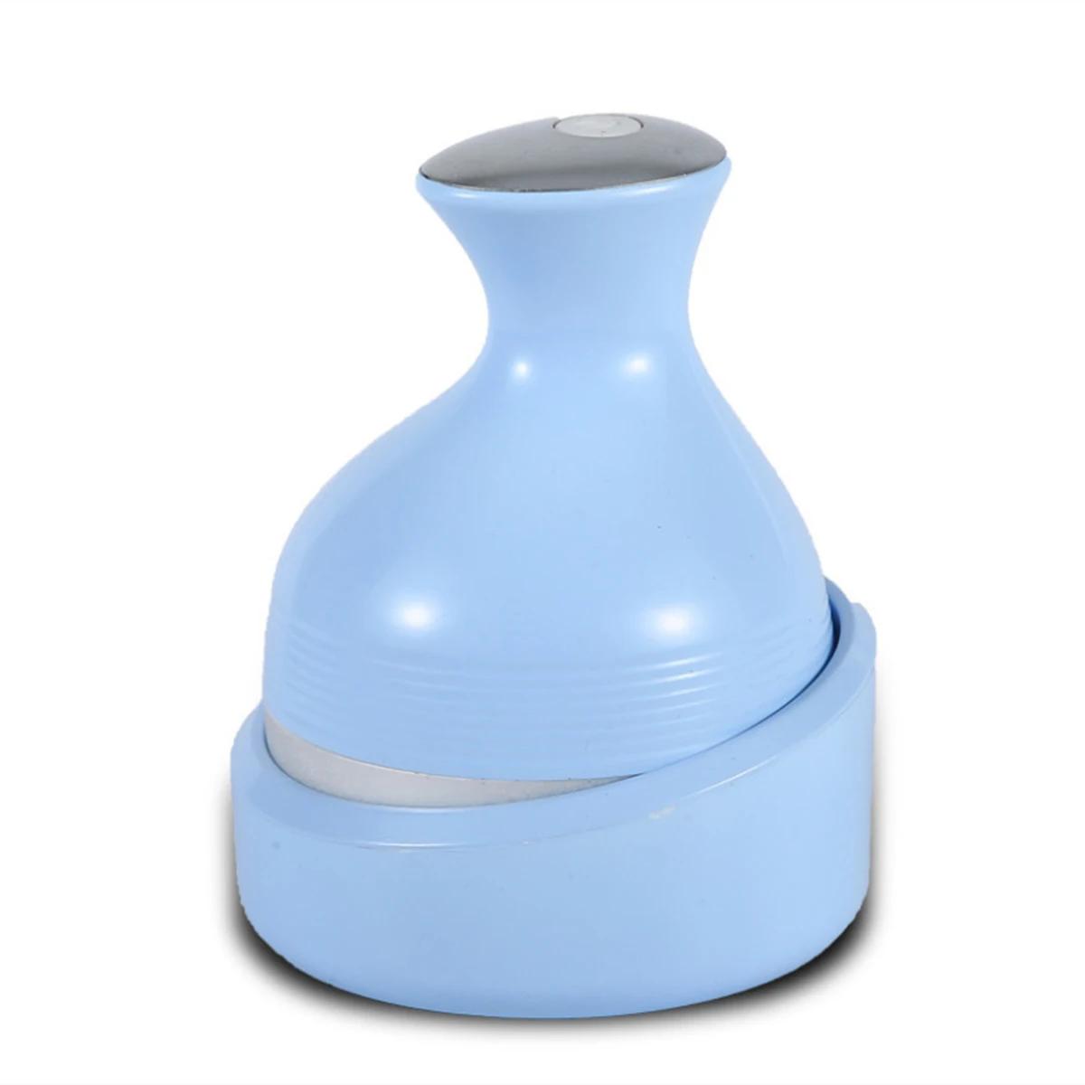 

1шт электрический массажер для головы беспроводной кошачий массажер для кожи головы водонепроницаемый расслабляющий массажер для тела плеч шеи глубокий массаж тканей синий