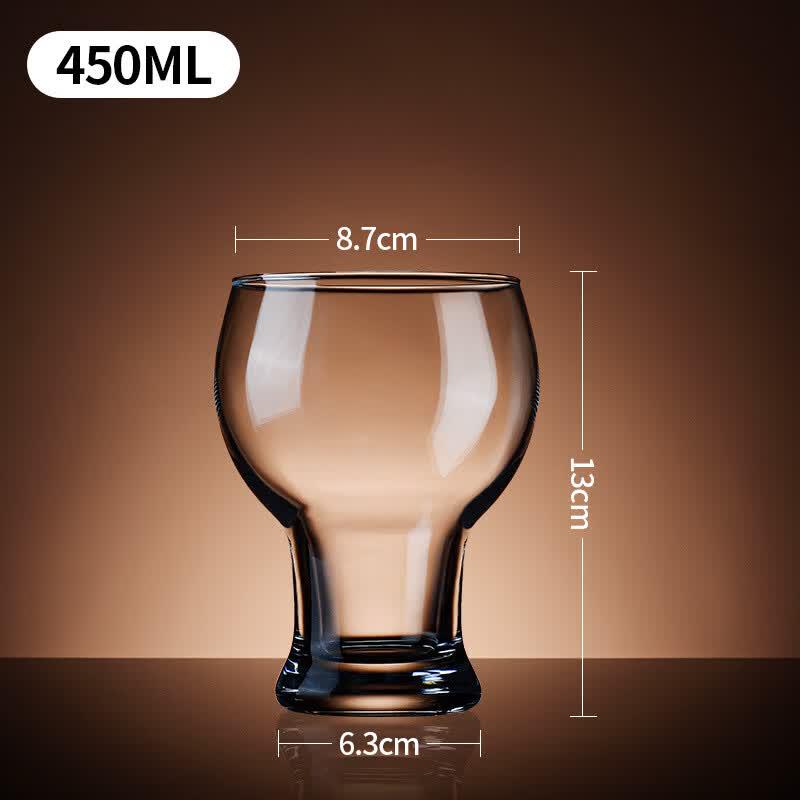 MDNG 450ML Craft Beer & Juice Glasses - Thickened Glass Set of 2