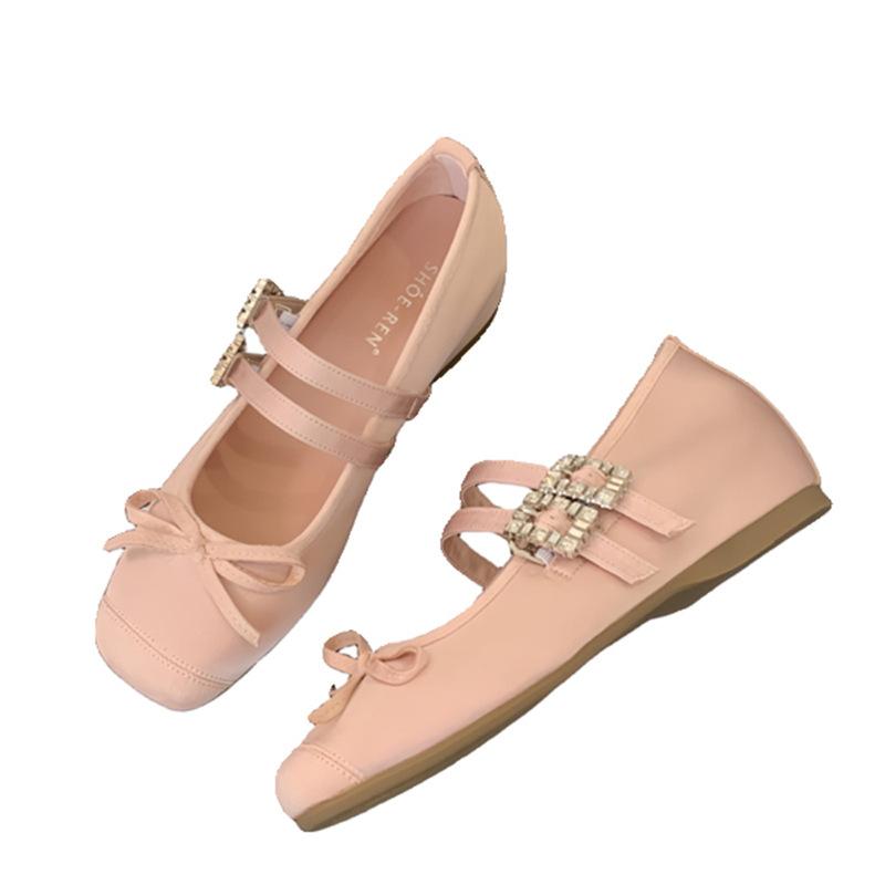 Inner height-increasing women's shoes 2025 new summer Mary Jane French silver gentle wind with skirt single shoes women's evening shoes