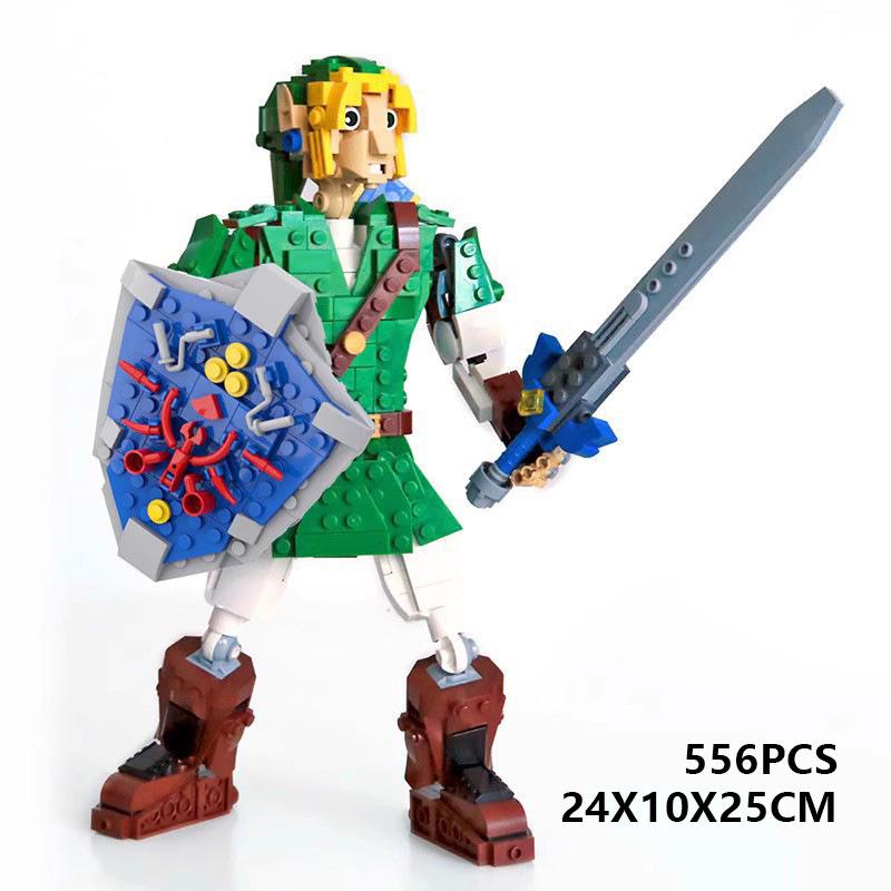 Compatible Mosaic Building Block -90299 Legend Of Zelda Link Ideas Doll Toy Boy