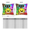 Federa per Cuscino Gioco Personaggi Sprunki Poliestere Copricuscino Regalo Copricuscino da Lancio per Divano con Cerniera 40X40cm