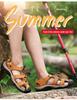 Korean Style Men's Breathable Outdoor Sports Sandals - Trendy Summer Closed-Toe Beach Shoes for Teenagers