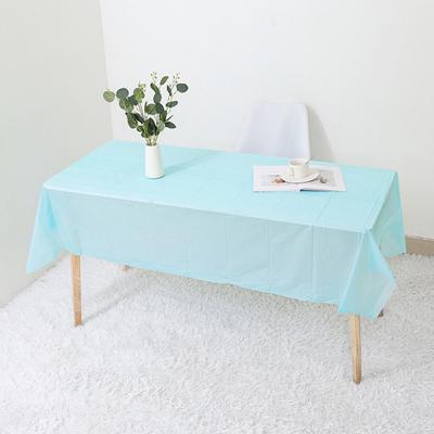 2Pcs Tablecloth Disposable Waterproof Rectangle Plastic Holiday Party Table Cover Decor Party Supplies