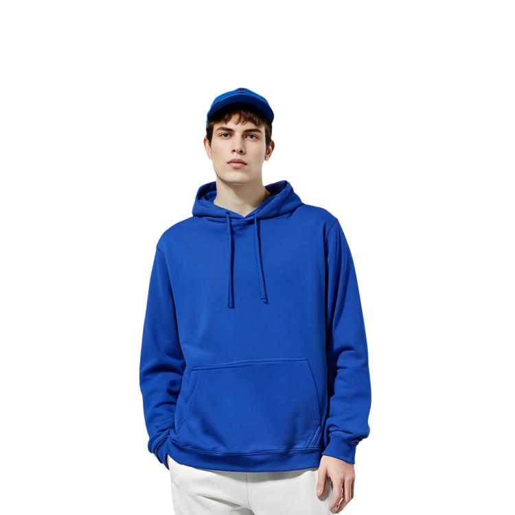 Nike Solid Color Sports Casual Pullover Hoodie Men Hoodies Blue BV6166-474