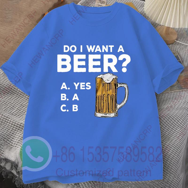 Oversized Mens Tshirts Summer Beer Print Tee Shirt Funny Beer Retro Cool Design Street Short Sleeve Top Beer Friday Men Clothes