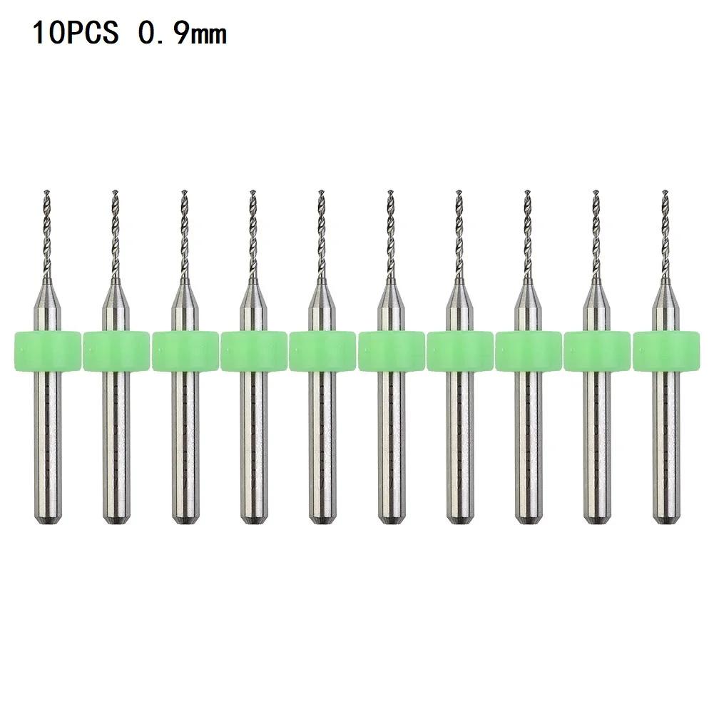 10pcs Circuit Board PCB Drill Bits Kit Carbide Steel Drill Bit Set Shank PCB Mini Carbide Drill Bit Set