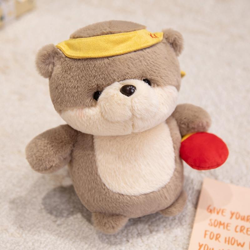 

23cm Sport Otter Kawaii Plush Toys Lovely Cartoon Otter Soft Stuffed Dolls Girls Boys Cute Toys Gift Home Decor Plush Toy Dolls 23cm