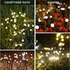 Solar Firefly Lamp Outdoor Waterproof Led Garden Lawn Lamp Wind Shake Sunlight Drive Landscape Courtyard Terrace Decoration