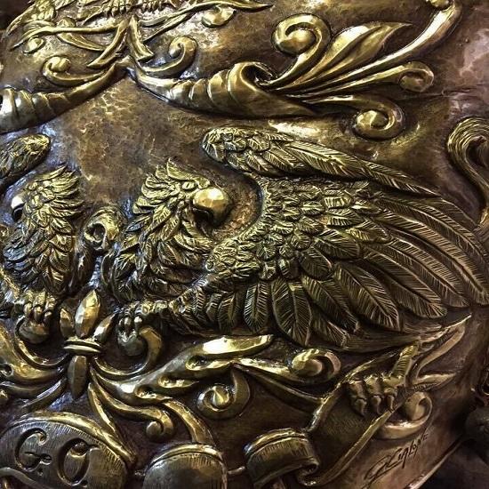 Halloween 18 Guage Medieval Roman Reenactment Breastplate with Roman Helmet