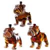300ml Bulldog Shape Whiskey Bottle Large Capacity Glass Decanter Red Wine Decanter Home Bar Whiskey Accessory