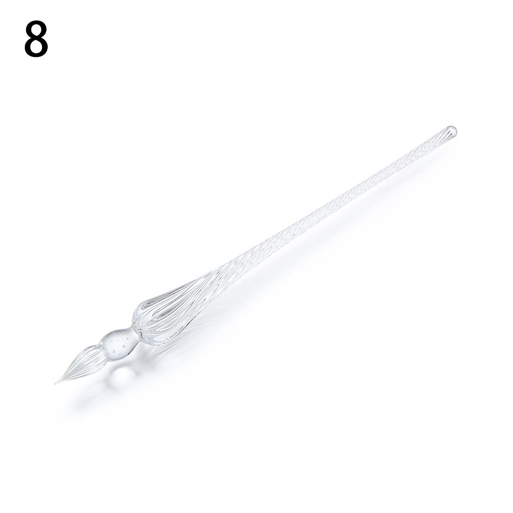 1PC Vintage Glass Dip Dipping Pen Art Painting Supplies Filling Ink Signature Calligraphy Fountain Pen