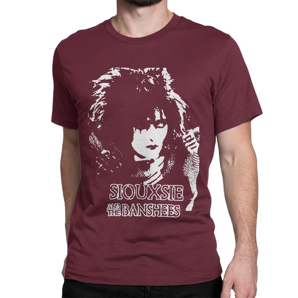 British Rock Band Punk Music Hip Hop Gothic T-Shirt Men Women Siouxsie And The Banshees Novelty 100% Cotton Tees T Shirt Tops