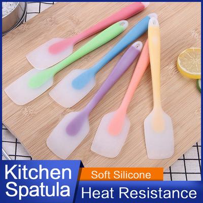 Baking Tools Spatula Translucent Mini Silicone Spatula Baking Spatula Cream Heat-Resistant Kitchen Utensils Scraper Decorator