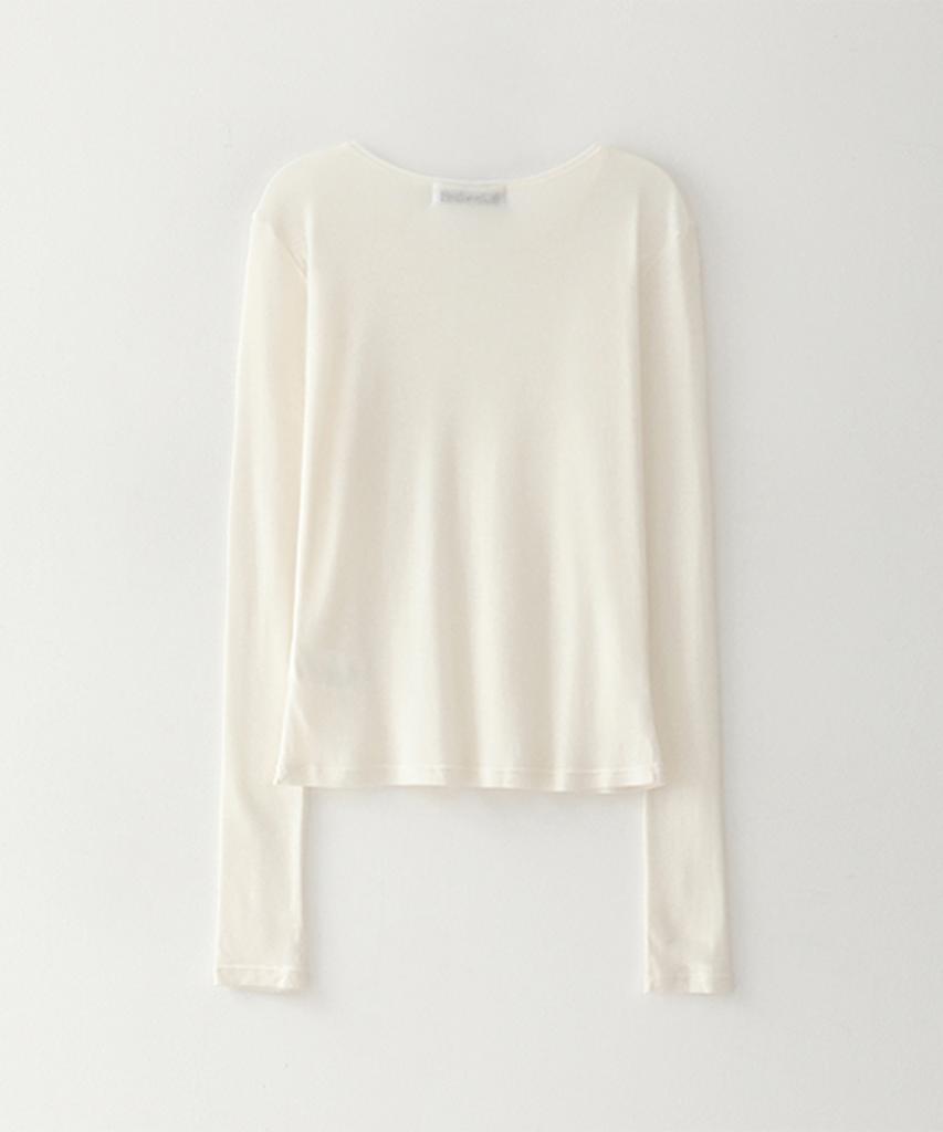 Beullusseonpeullawo Layered Long Sleeve T-Shirt [Ivory]