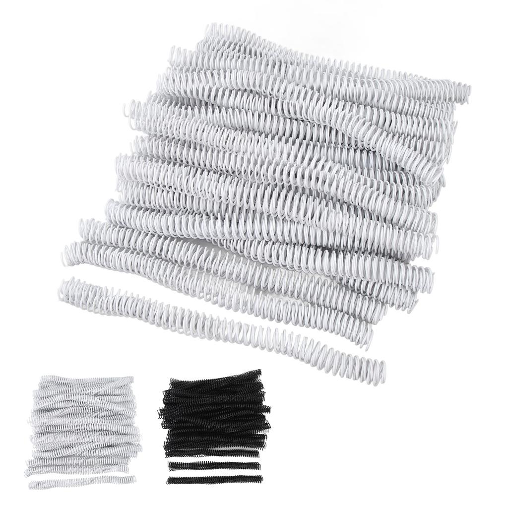 100PCS Spiral Binding Coils 16mm Diameter 48 Teeth 4:1 Binder Combs Spines for Paper