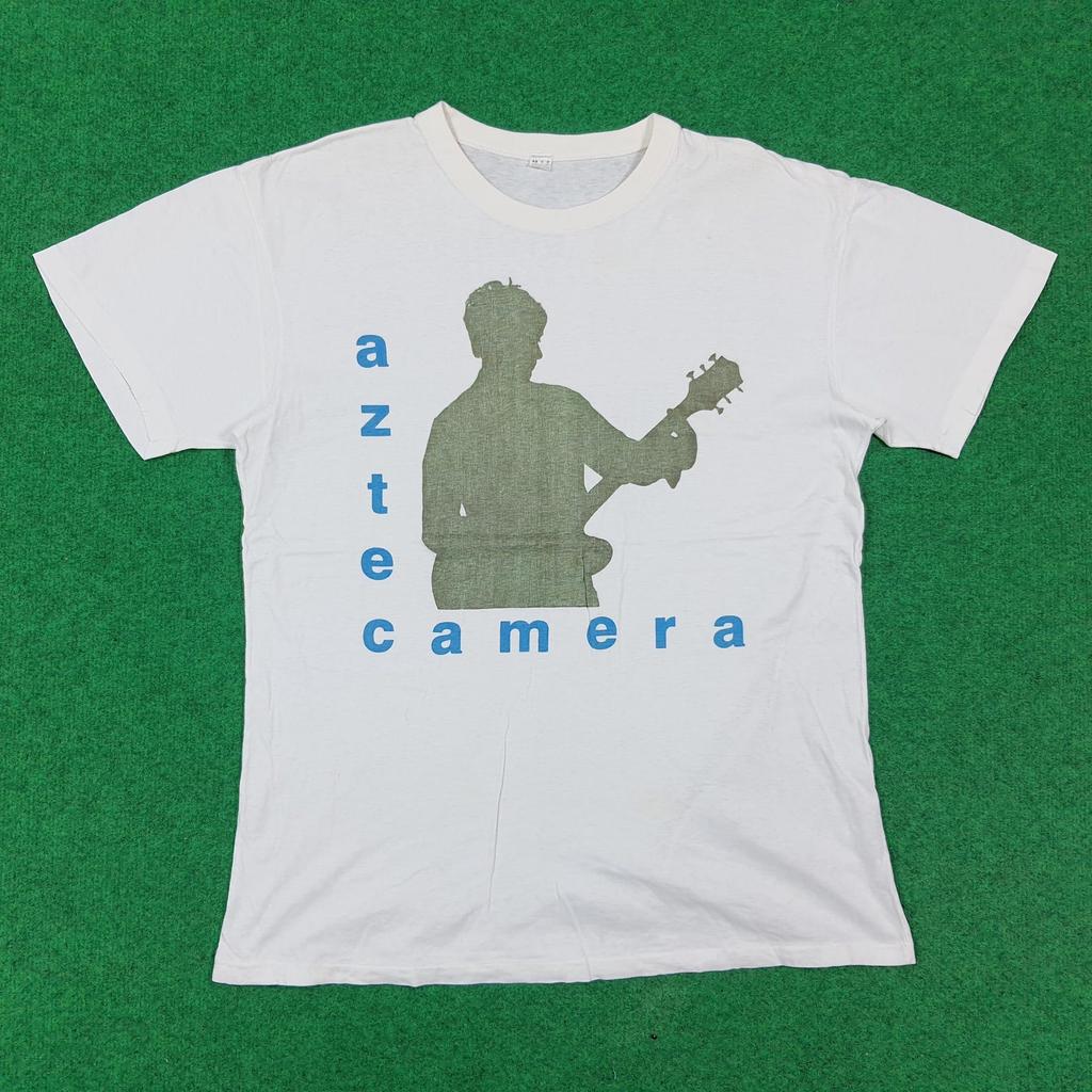 Vintage 90s Aztec camera Stray Tour Japan Graphic Merch Tee