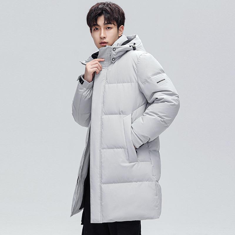 

Пуховик для пар с высокой степенью наполнения, экстремально холодный, зимний, новый, мужской и женский, одинакового стиля, утолщенный, для улицы M белый