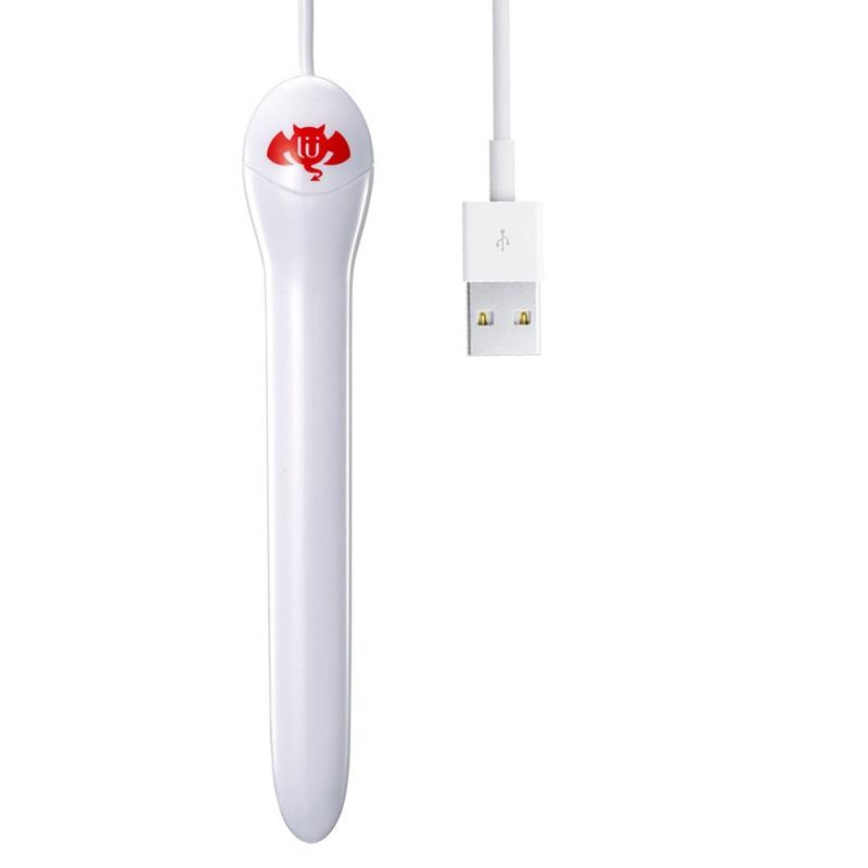 USB-Heizstab für männlichen Masturbator, erotisches Sexspielzeug für Männer, beheizter Bar-Stick, Anal-Vagina-Wärmer, 14 cm