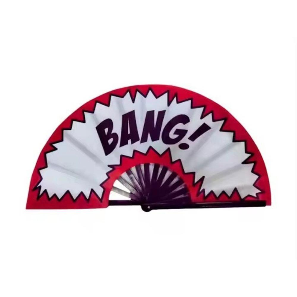 

Large Size Folding Hand Fan Foldable Design Handheld Fan New Rodeo Bang Fan Summer Use