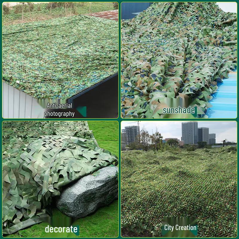 Qiūcí Camouflage Anti-Drone Sunshade Net