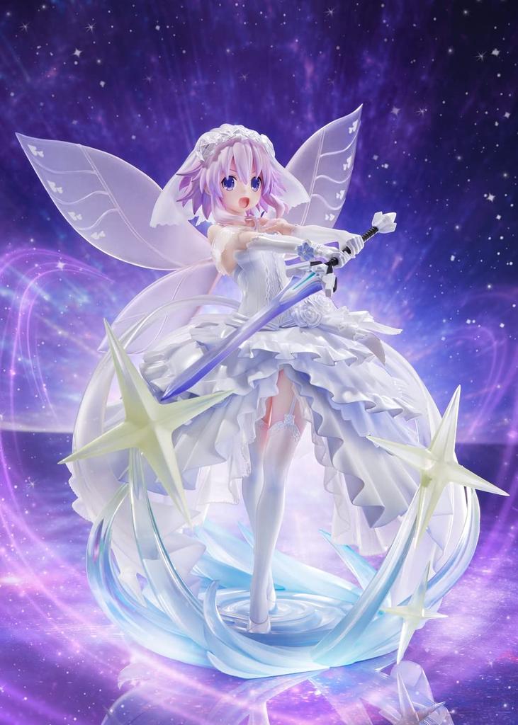 Neptune Little Purple ver. scale figure included OVA "Hyperdimension Neptunia: Little Purple in the Sun" Blu-ray LIMITED EDITION