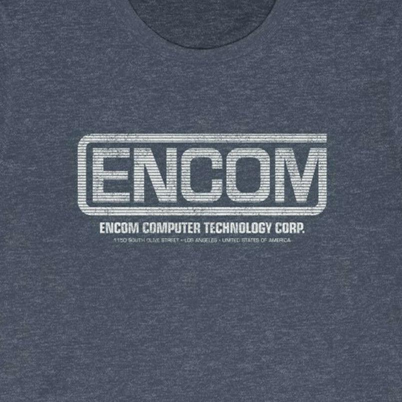 ENCOM TECHNOLOGY Vintage Look 50 50 Blend Gym T-Shirt Flynn TRON Arcade XXL