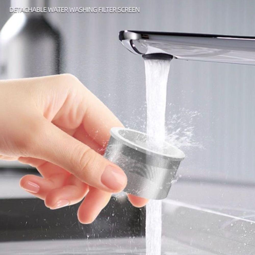 Stainless Steel Filter Kitchen Faucet Extender 3 Modes Faucet Bubbler Nozzle  Bathroom