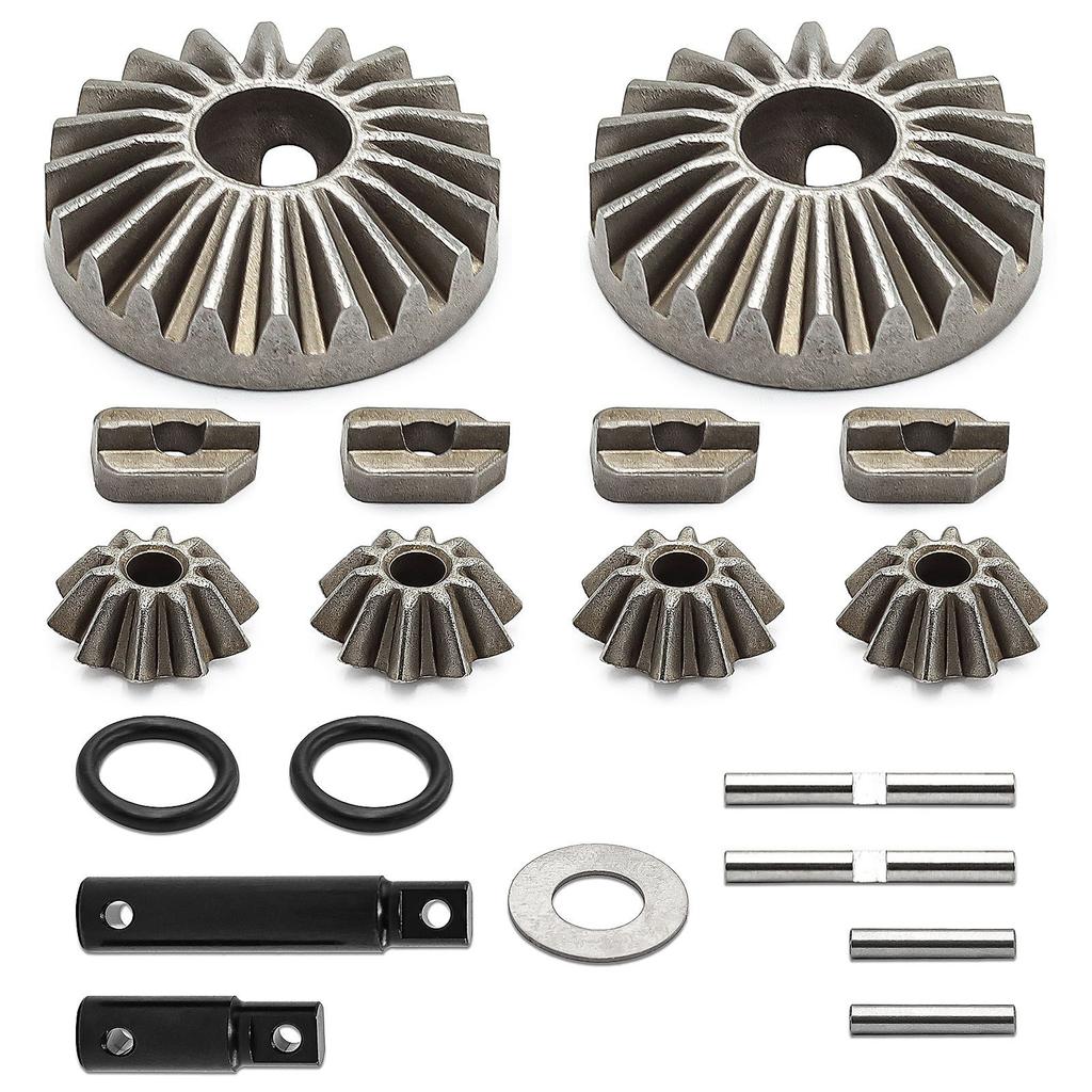 Metal Axles Differential Gear for 1/10 and 1/8 Truck Tractor Car Interior Parts Model Car Replacement